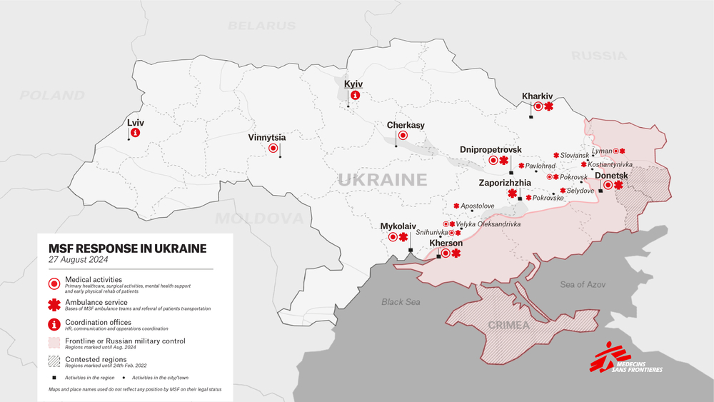Réponse en Ukraine de MSF